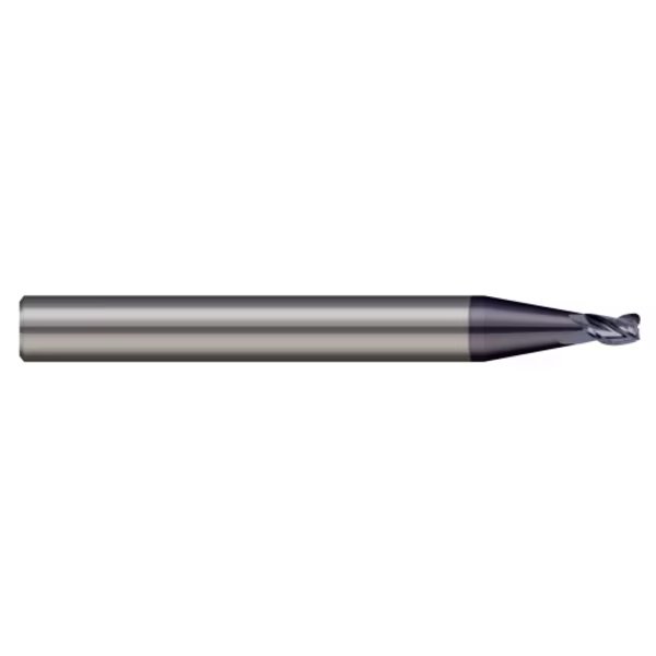 End Mill, 2 Flute, Corner Radius, 3.0 mm Cutter dia, Micro 100, Mfr#: MEFM-030-300-15K